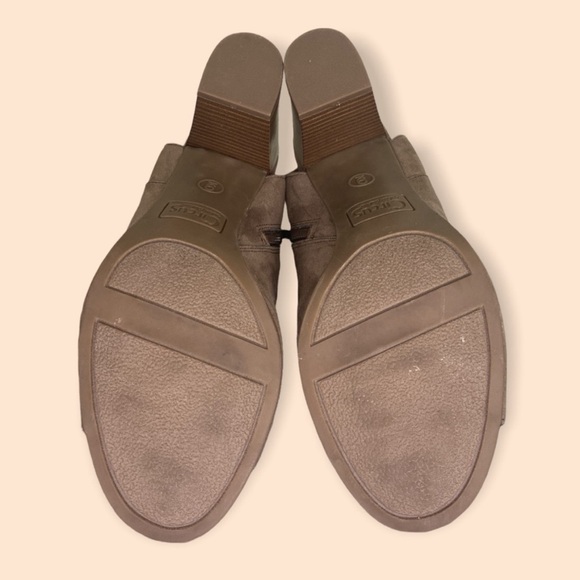 Circus by Sam Edelman Edna Taupe Peep Toe Bootie Shoes Size 9 - Picture 6 of 7